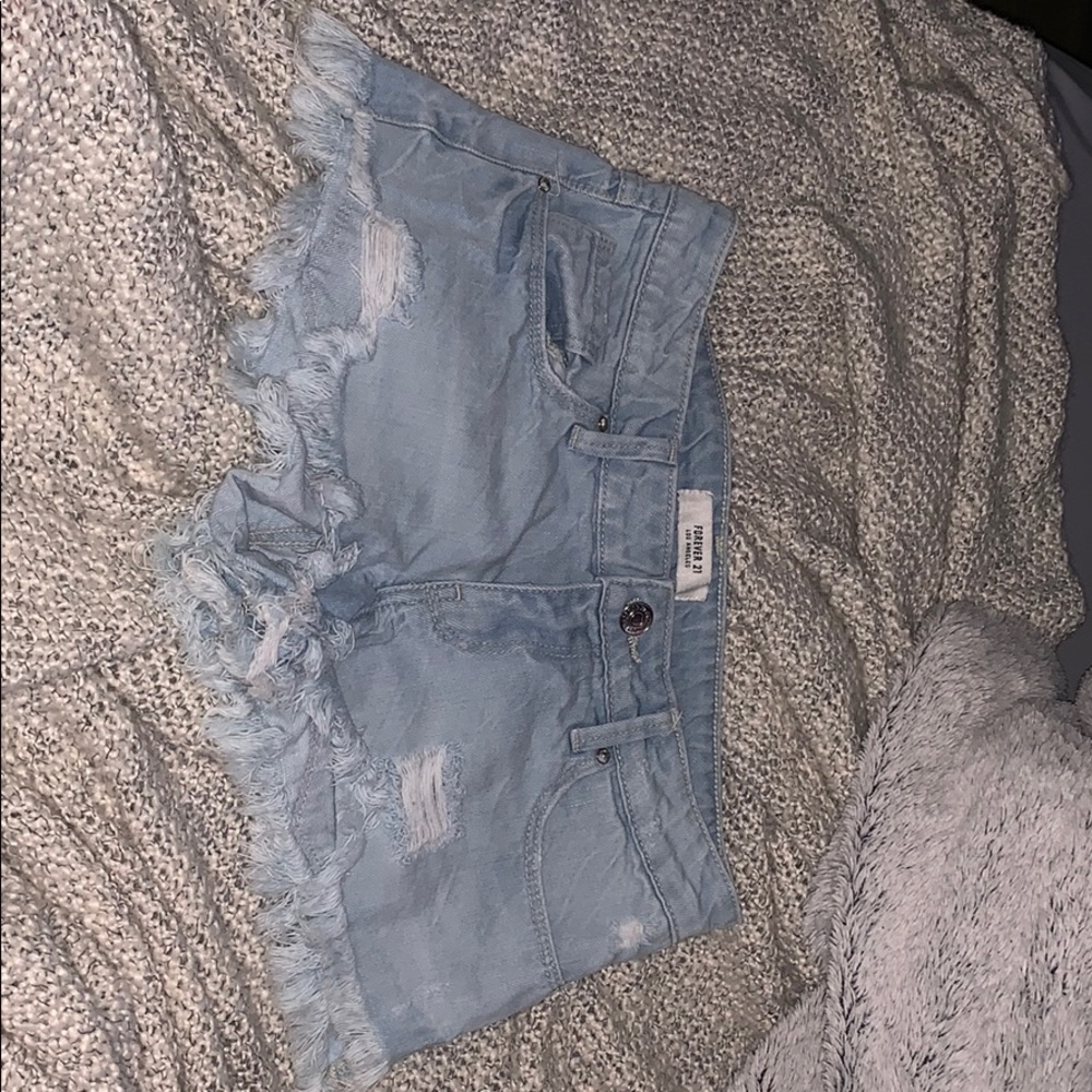 Forever 21 denim shorts